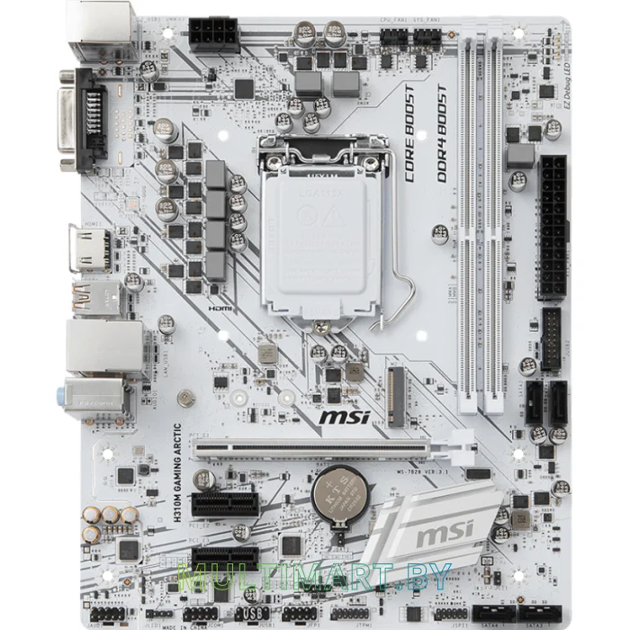 Материнская плата MSI H310M GAMING ARCTIC